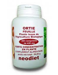 Ortie feuille Bio 400 mg - comprimés