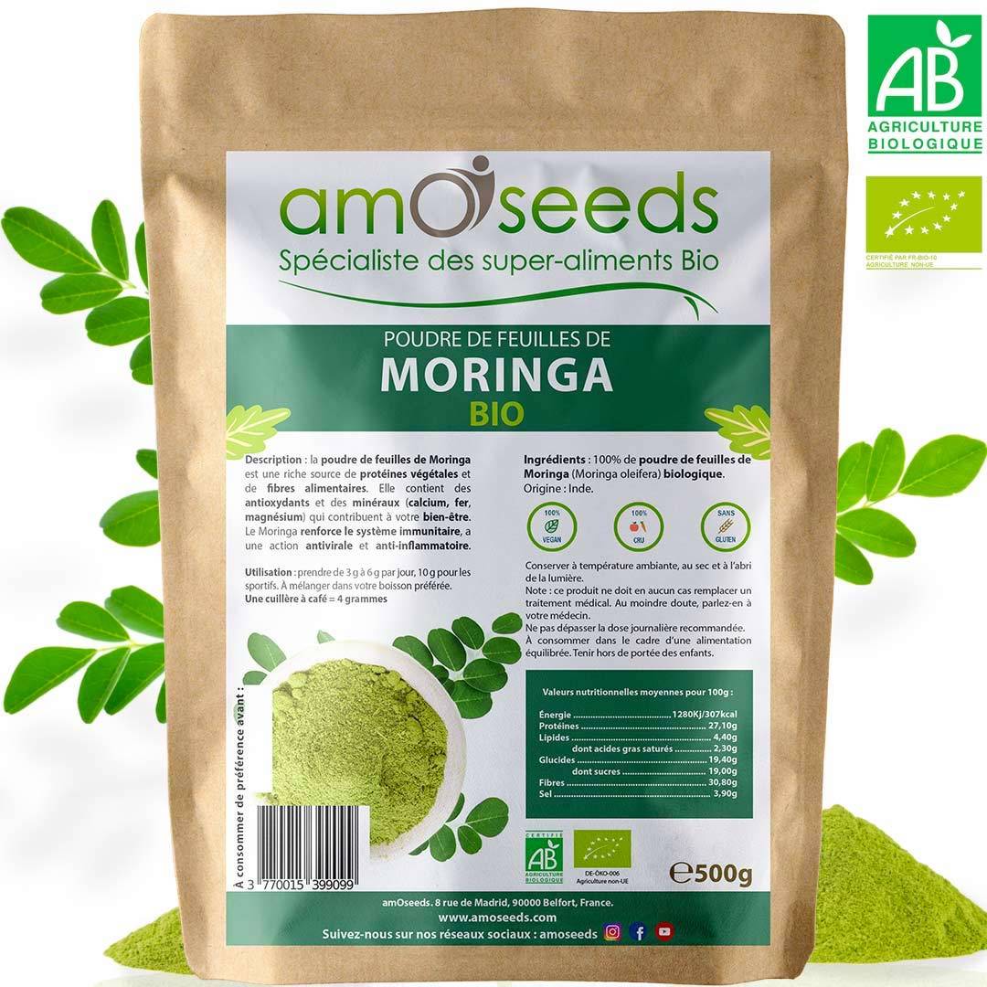 Moringa Bio amOseeds - Avis 2023 - Evaluation impartiale - Nutrascan
