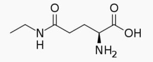 Molécule de théanine.