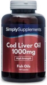 photo du produit cod liver oil de simply supplements