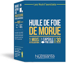 photo du produit huile de foie de morue de nutrisanté