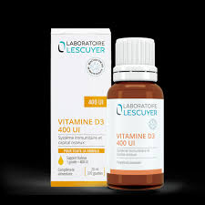 photo de vitamine D3 400 UI du laboratoire Lescuer