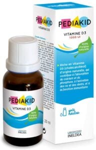 photo de vitamine D3 de la marque Pediakid