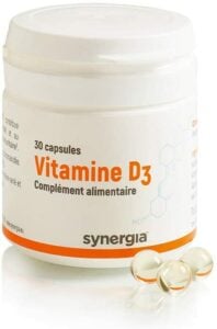 photo de vitamine D3 de la marque Synergia