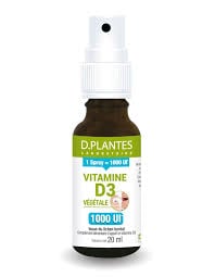 photo de vitamine D3 végétale des laboratoires D.Plantes