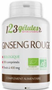 Photo du GINSENG ROUGE 123 gélules