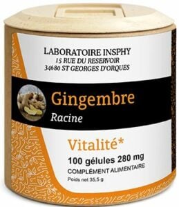 Photo du Gingembre Laboratoire Insphy