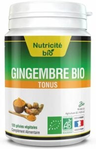 Photo du GINGEMBRE BIO Nutricité Bio