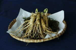 Racines de ginseng.