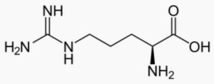 Molécule d'arginine.