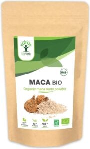 Photo de poudre de Maca Bio de la marque Bioptimal