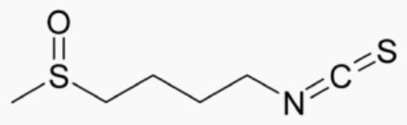 Molécule de Sulforaphane.