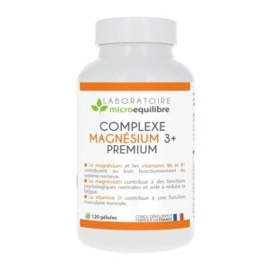 photo du complexe magnesium 3+ premium de laboratoire microequilibre