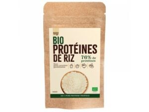 Protéines de riz bio de la marque Sanawey.