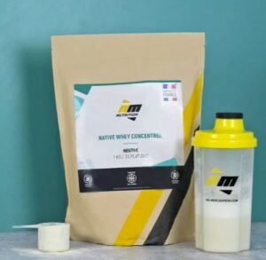 Whey Native concentrée de la marque AM Nutrition.