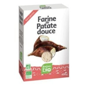 Farine de patate douce bio de la marque Racines.