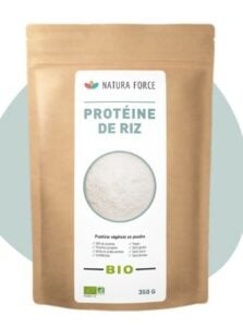 Protéine de riz de la marque Natura Force.