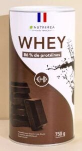 Whey Protéines de la marque Nutrimea.