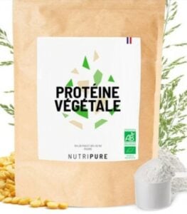 Protéine végétale bio de la marque Nutripure.