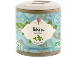 Tulsi bio de la marque AyurIndia.