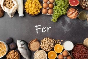 Fer en complément alimentaire.