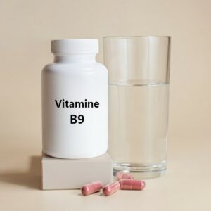 Complément alimentaire de vitamine B9 ou d'acide folique.